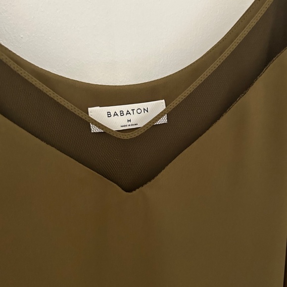 NWT Aritzia Babaton Galen Olive Green Camisole - Picture 3 of 5